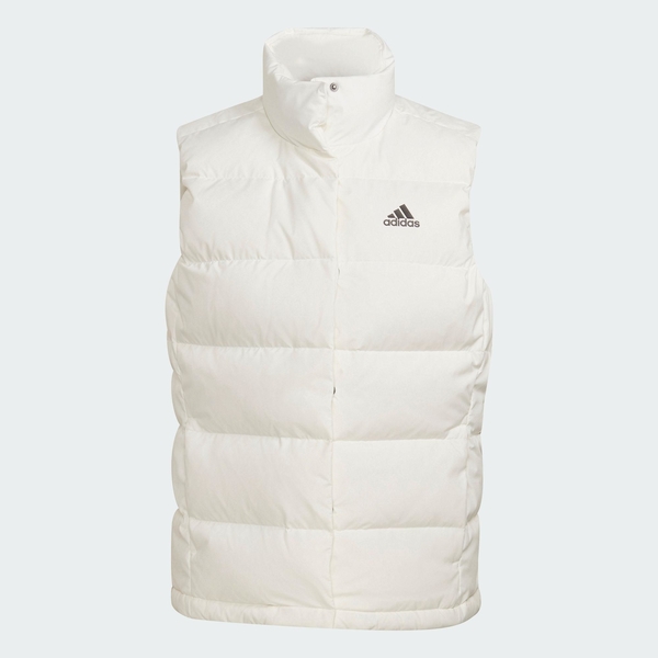 ADIDAS W HELIONIC VEST 女 戶外 羽絨背心 運動 保暖 米白 HG6278 product thumbnail 2