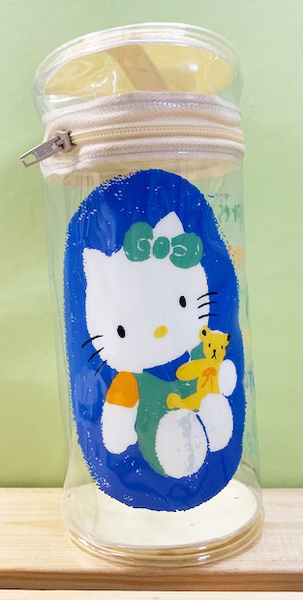 【震撼精品百貨】Hello Kitty 凱蒂貓~Hello Kitty日本SANRIO三麗鷗KITTY化妝包/筆袋-透明圓形熊*00679