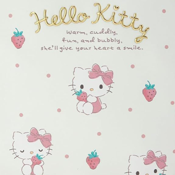 【震撼精品百貨】Hello Kitty 凱蒂貓~日本SANRIO三麗鷗 KITTY皮質直式拉鍊收納包-2024新生活*45825 product thumbnail 3