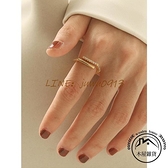歐美方形戒指女輕奢精致指環可調節女性配飾【木屋雜貨】