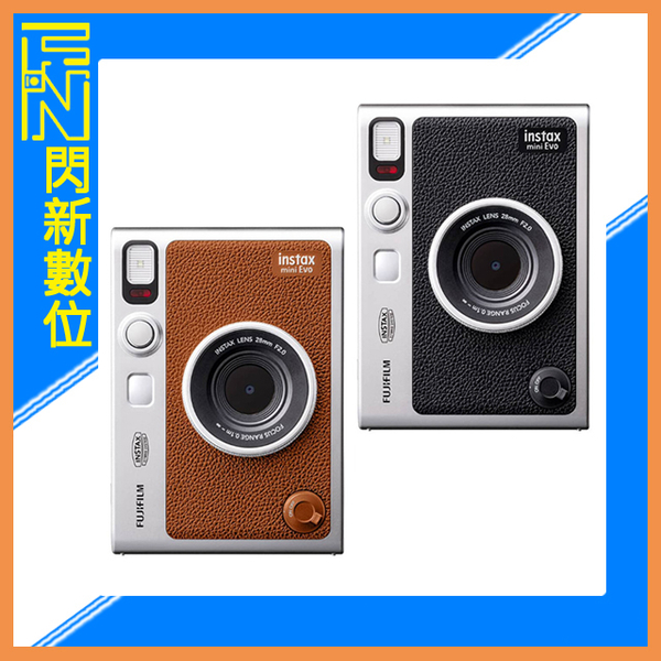 FUJIFILM 富士 instax mini Evo 拍立得 相機(EVO 公司貨)含空白底片40張