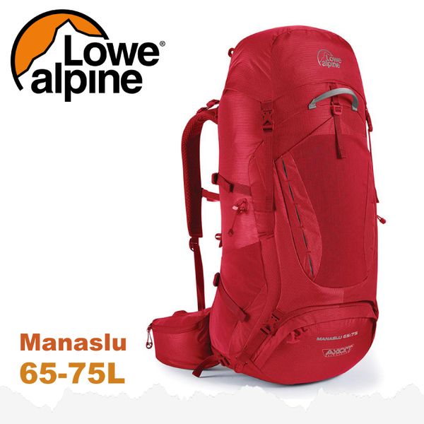 【 LOWE ALPINE 英國 Manaslu 65:75 登山背包《氧化鉛紅》65-75L】FBP-86/雙肩背包/後背包/健行