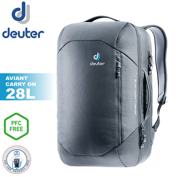 【Deuter 德國 AVIANT CARRY ON 多功能旅遊背包 28L《黑》】3510020/雙肩後背包/自助旅行