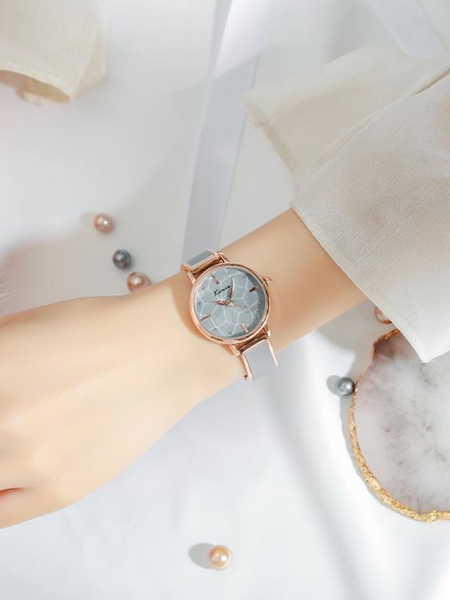 kimio2022新款手錶女款學生ins風小眾設計高級感冷淡風女士手錶 雙12購物節