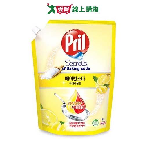 PRIL小蘇打高效洗碗精補充包檸檬1L【愛買】