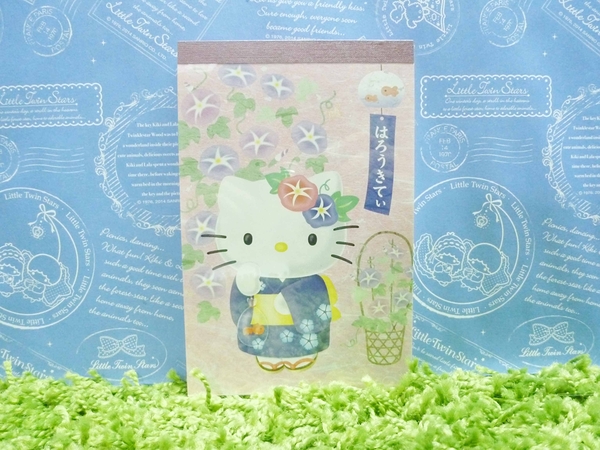 【震撼精品百貨】Hello Kitty 凱蒂貓~造型便條紙-和風款-附貼紙【共1款】