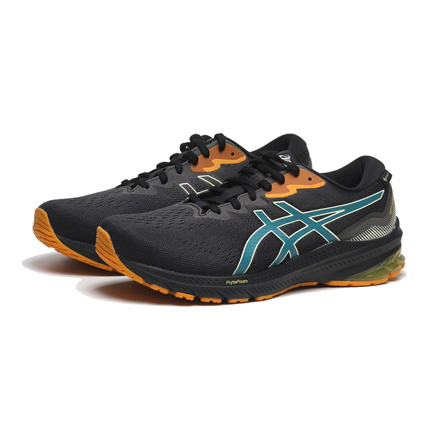 ASICS 慢跑鞋 GT-1000 11 黑黃 GTX 全防水 男 1011B447003