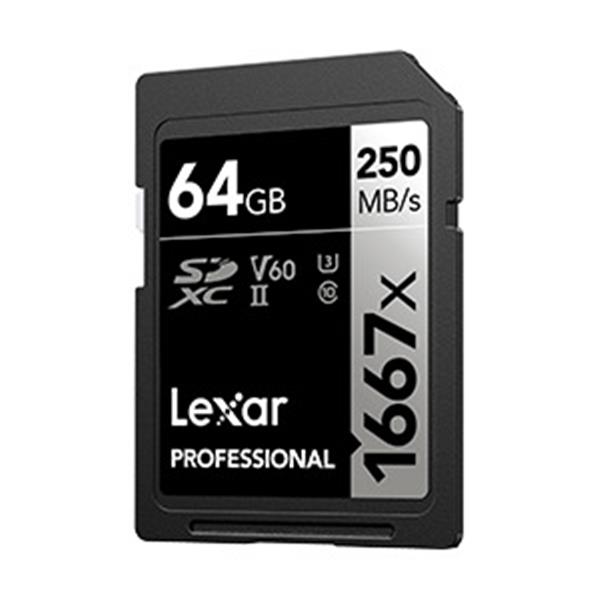 Lexar 雷克沙 Professional 1667x SDXC UHS-II 64G記憶卡 SILVER 系列 product thumbnail 3