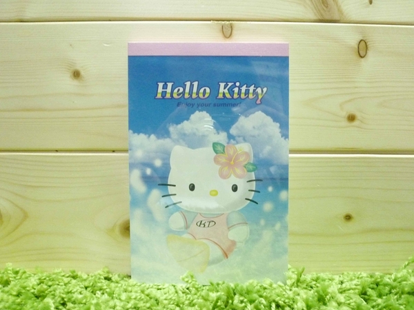 【震撼精品百貨】Hello Kitty 凱蒂貓~造型便條紙-滑水圖案-附貼紙【共1款】