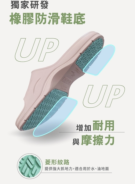 (e鞋院)台灣製伴佳家 全方位防滑拖鞋(買一雙就送一雙珊瑚絨暖冬保暖襪子(隨機出貨) product thumbnail 3