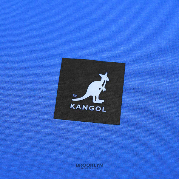 KANGOL 短袖 短T 寶藍 方格袋鼠背大橫向LOGO 袋鼠 棉 男 (布魯克林) 6225100594 product thumbnail 4