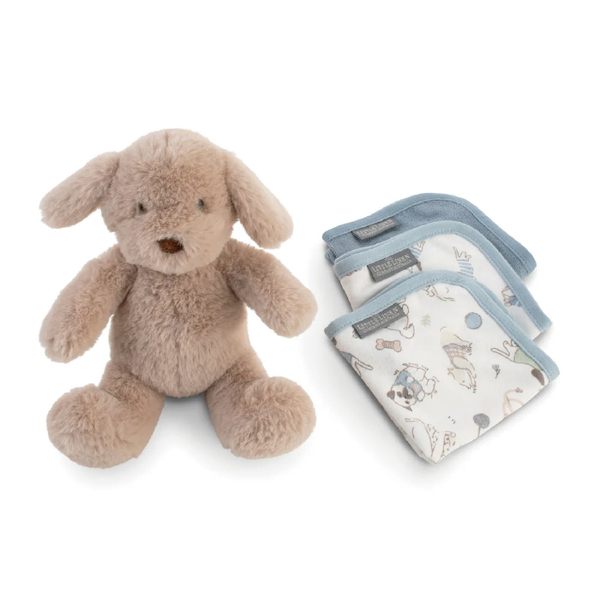 澳洲 Little Linen 玩偶澡巾禮盒|彌月禮|安撫玩具(4款可選) product thumbnail 6