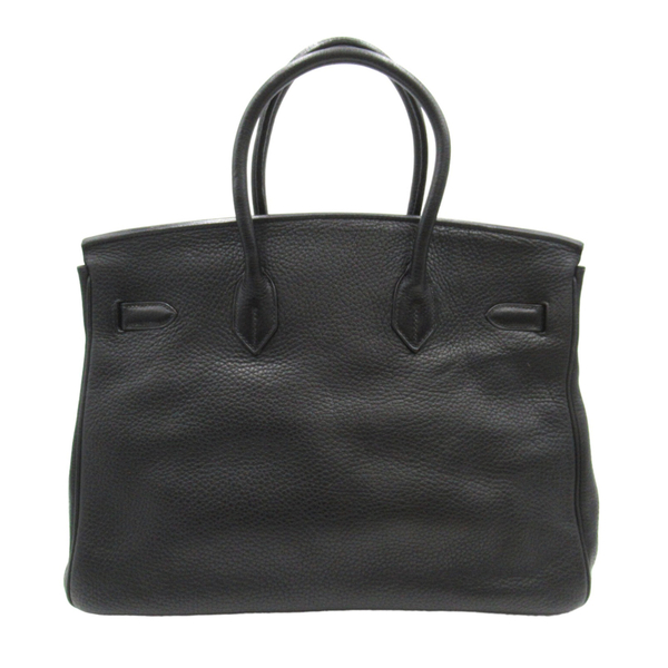 【二手名牌BRAND OFF】HERMES 愛馬仕 黑色 Taurillon Clemence皮革 Birkin 35 柏金 手提包 □H刻 product thumbnail 2