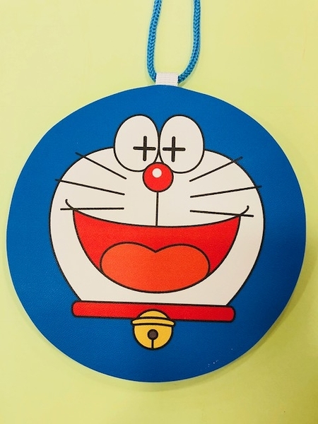 【震撼精品百貨】Doraemon_哆啦A夢~票卡零錢包-瞇眼圖案