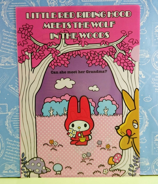 【震撼精品百貨】My Melody 美樂蒂~A4文件夾_小紅帽