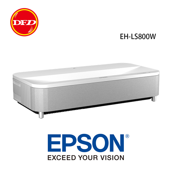 【贈BOSE Revolve II】 EPSON EpiqVision Ultra EH-LS800 W 4K雷射投影大電視 白色 原廠公司貨