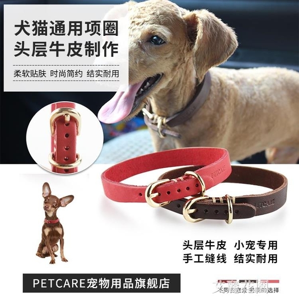 Petcare 寵物項圈牛皮狗項圈脖圈水晶項圈小型犬泰迪比熊貴賓狗圈 艾麗花園 Yahoo奇摩超級商城 Line購物