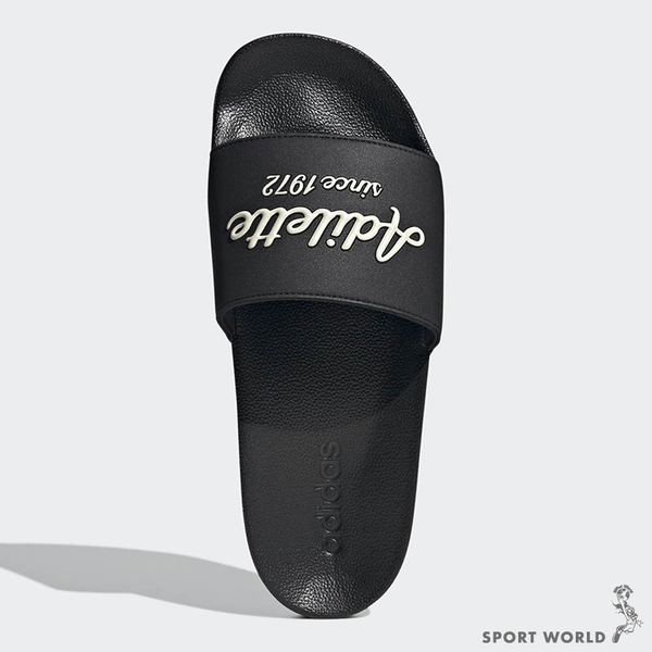Adidas ADILETTE SHOWER 男鞋 女鞋 拖鞋 休閒 黑【運動世界】GW8747 product thumbnail 2