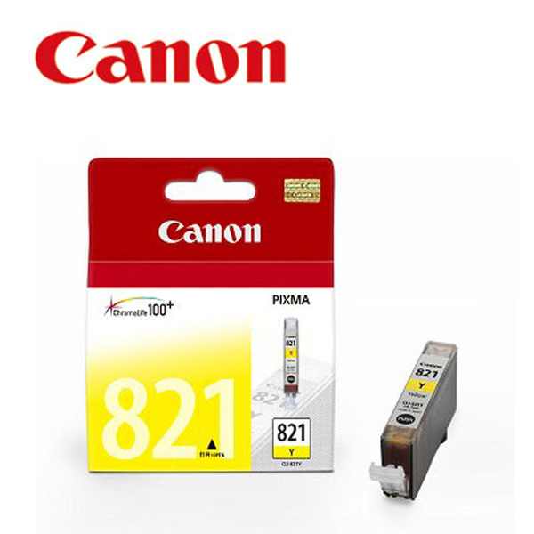 CANON CLI-821Y 原廠黃色墨水匣 product thumbnail 2