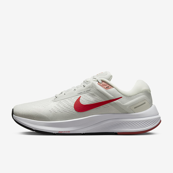 NIKE AIR ZOOM STRUCTURE 24 男款 白色 慢跑鞋 DA8535010【KAORACER】