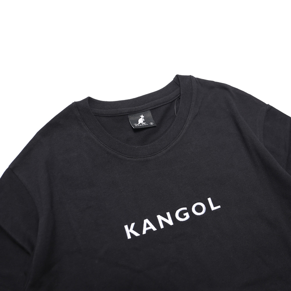 KANGOL 短袖 短T 黑 刺繡 白大LOGO 上衣 中性 6125602720 product thumbnail 2