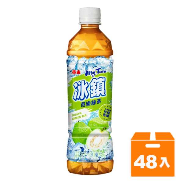 泰山 冰鎮芭樂綠茶 535ml (24入)x2箱 【康鄰超市】