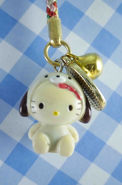 【震撼精品百貨】Hello Kitty 凱蒂貓~開運手機吊飾-狗