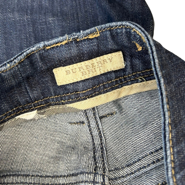 【二手名牌BRAND OFF】BURBERRY 巴寶莉 藍色 丹寧 Burberry Brit Kensington 牛仔褲 長褲 28w product thumbnail 4