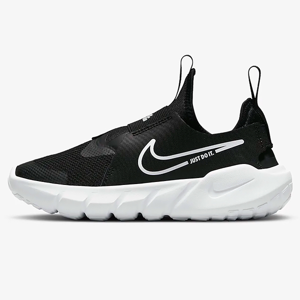 Nike 童鞋 中童 慢跑鞋 休閒鞋 Flex Runner 2 無鞋帶 黑【運動世界】DJ6040-002