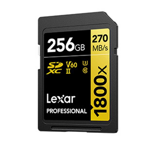 Lexar 雷克沙 Professional 1800x SDXC UHS-II 256G記憶卡 GOLD 系列 product thumbnail 2