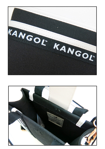 KANGOL 英國袋鼠 手提包 帆布 皮革 側背包 亞麻帆布 斜背包 63251706 得意時袋 product thumbnail 8