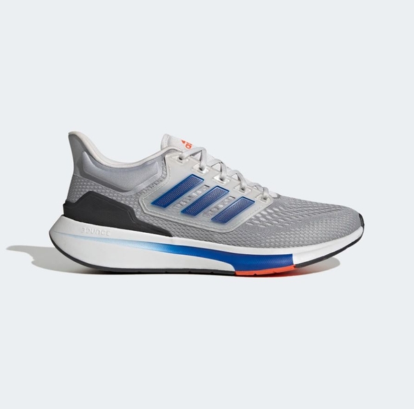 Adidas EQ21 RUN 男款 灰藍色 運動慢跑鞋 GY2195【KAORACER】