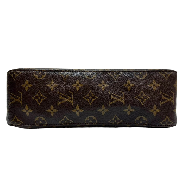 LOUIS VUITTON 路易威登 棕色 原花 PVC塗層帆布 Looping 肩背包 M51147 【二手名牌BRAND OFF】 product thumbnail 4