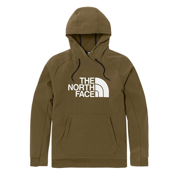 The North Face 男 長袖 連帽上衣 寬鬆 刷毛 袋鼠式口袋 墨綠 NF0A3M4E37U product thumbnail 2