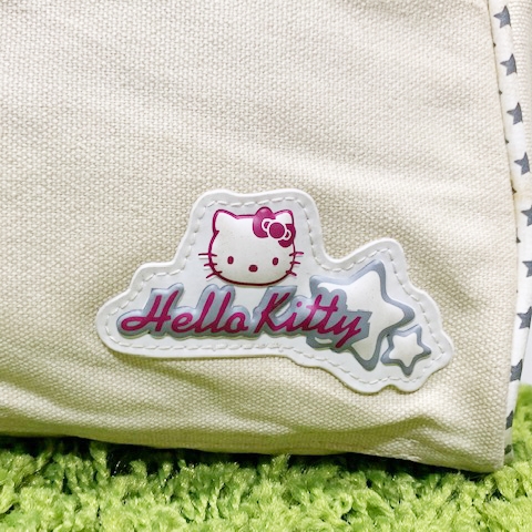 【震撼精品百貨】Hello Kitty 凱蒂貓~日本三麗鷗 kitty 斜背袋/側背包-卡其色#02250 product thumbnail 4