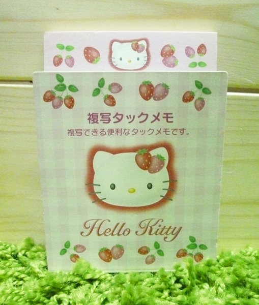 【震撼精品百貨】Hello Kitty 凱蒂貓~複寫便條~草莓【共1款】