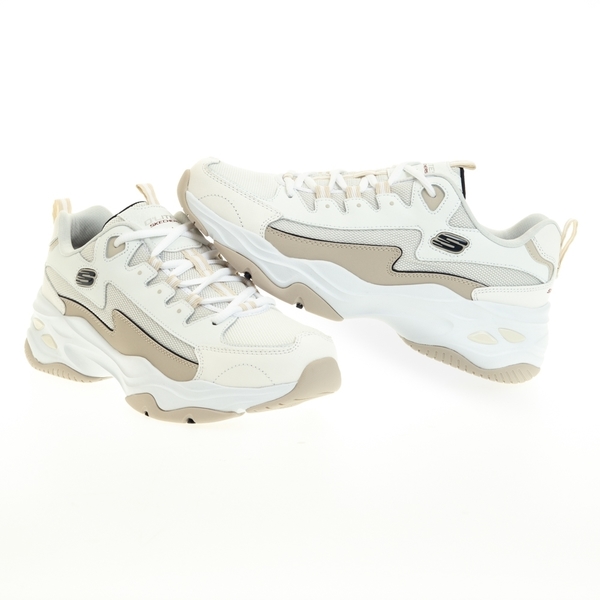 SKECHERS 男 休閒系列 D’LITES 4.0 純白閃電老爹鞋 237225OFWT product thumbnail 3