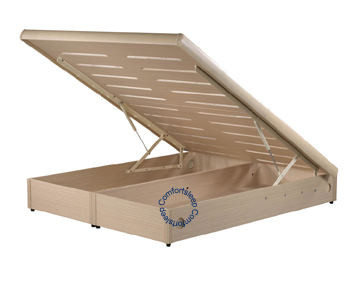 美國Orthomatic[Sleepy Firm]3.5x6.2尺單人獨立筒床墊+透氣掀床， 送床包式保潔墊