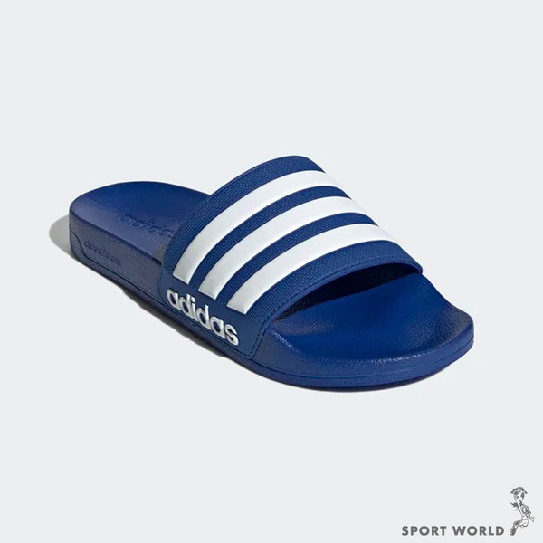 Adidas ADILETTE SHOWER 男鞋 拖鞋 防水 藍白【運動世界】GW1048 product thumbnail 6