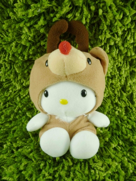 【震撼精品百貨】Hello Kitty 凱蒂貓~變裝絨毛娃娃-小鹿