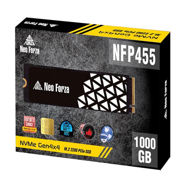 Neo Forza 凌航 NFP455 1TB PCIe Gen4x4 SSD 固態硬碟(石墨烯散熱片) NFP455PCI10-44H2200 product thumbnail 3