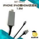 博士特汽修 IOS iPhone HDMI lightning 轉電視 連接線 i7 i8 pad 手機轉電視ACITH