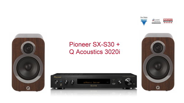 門市現貨』英國Q Acoustics 3030i 喇叭+ PIONEER SX-S30 綜合擴