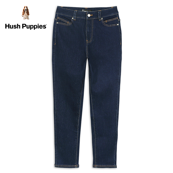 Hush Puppies 長褲 女裝百搭素面彈力牛仔直筒褲