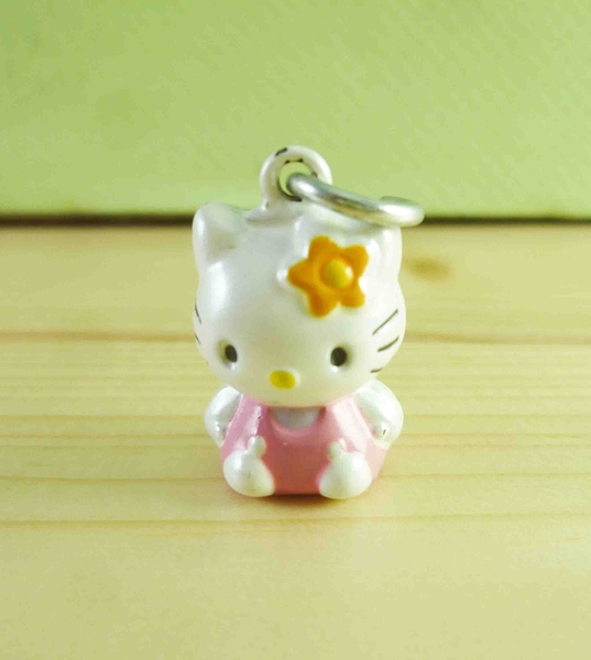 【震撼精品百貨】Hello Kitty 凱蒂貓~KITTY飾品吊飾-粉坐