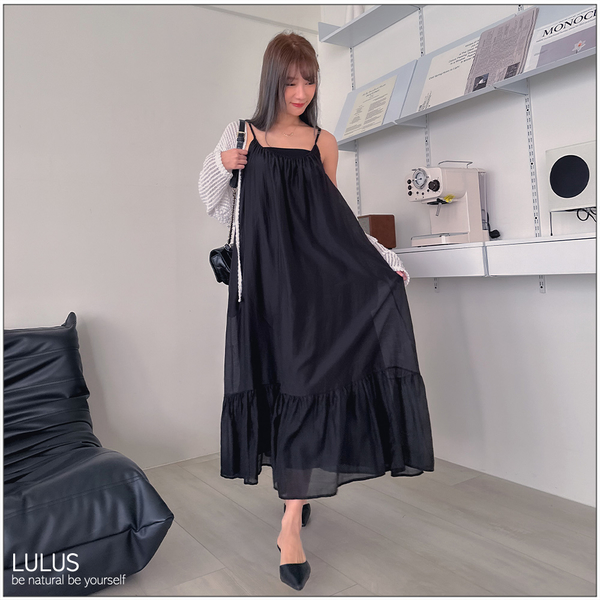 LULUS/自帶仙氣細肩洋裝３色【A02240008】 product thumbnail 3