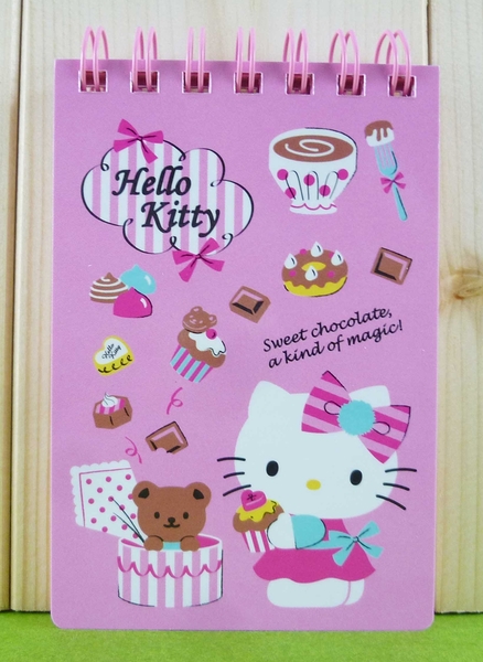 【震撼精品百貨】Hello Kitty 凱蒂貓~筆記本~點心~粉【共1款】