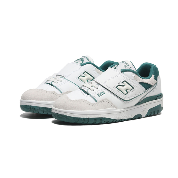 NEW BALANCE 童鞋 NB 550 湖水綠 魔鬼氈 親子款 中童 PHB550TA