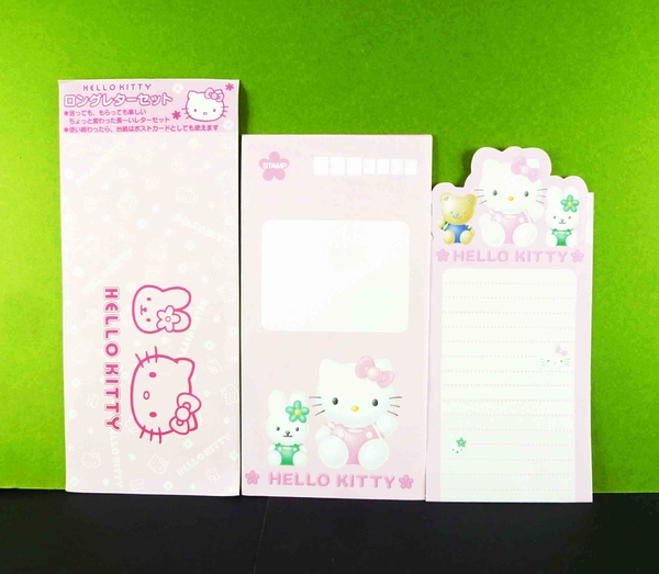 【震撼精品百貨】Hello Kitty 凱蒂貓~信箋組-粉兔子