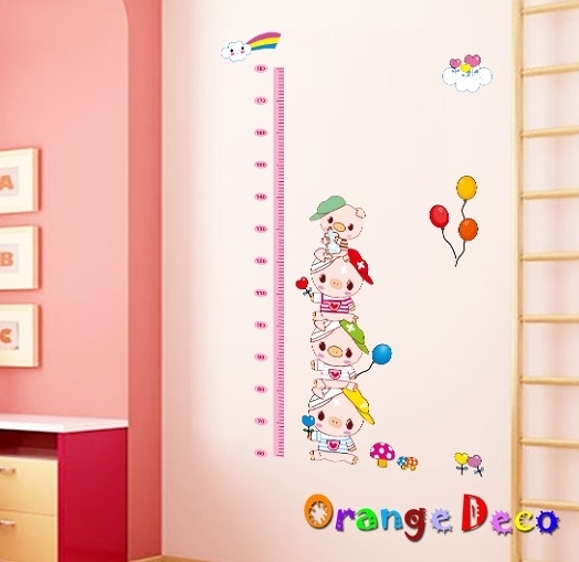 壁貼【橘果設計】身高尺 DIY組合壁貼 牆貼 壁紙 壁貼 室內設計 裝潢 壁貼